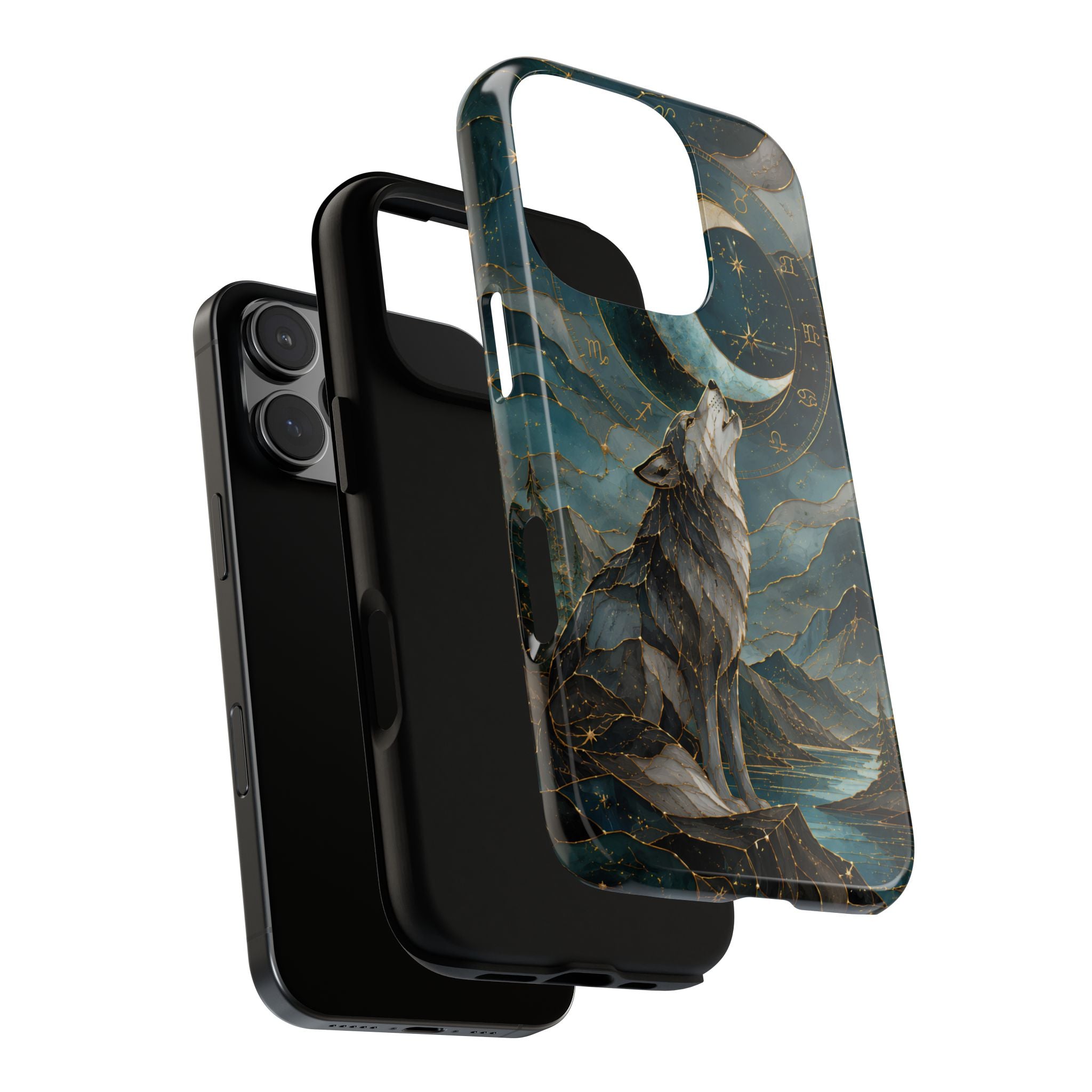 Wolf Moon iPhone Case | Celestial Wolf iPhone Case
