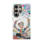 Drummer Boy Samsung Galaxy Phone Case | Colorful Cartoon Drum Kit Protective Cover