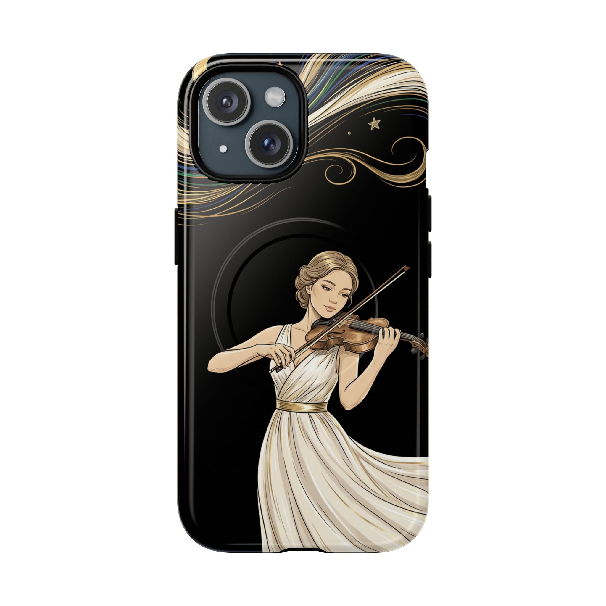 Violinist MagSafe iPhone Case | Elegant Classical Musicist Design