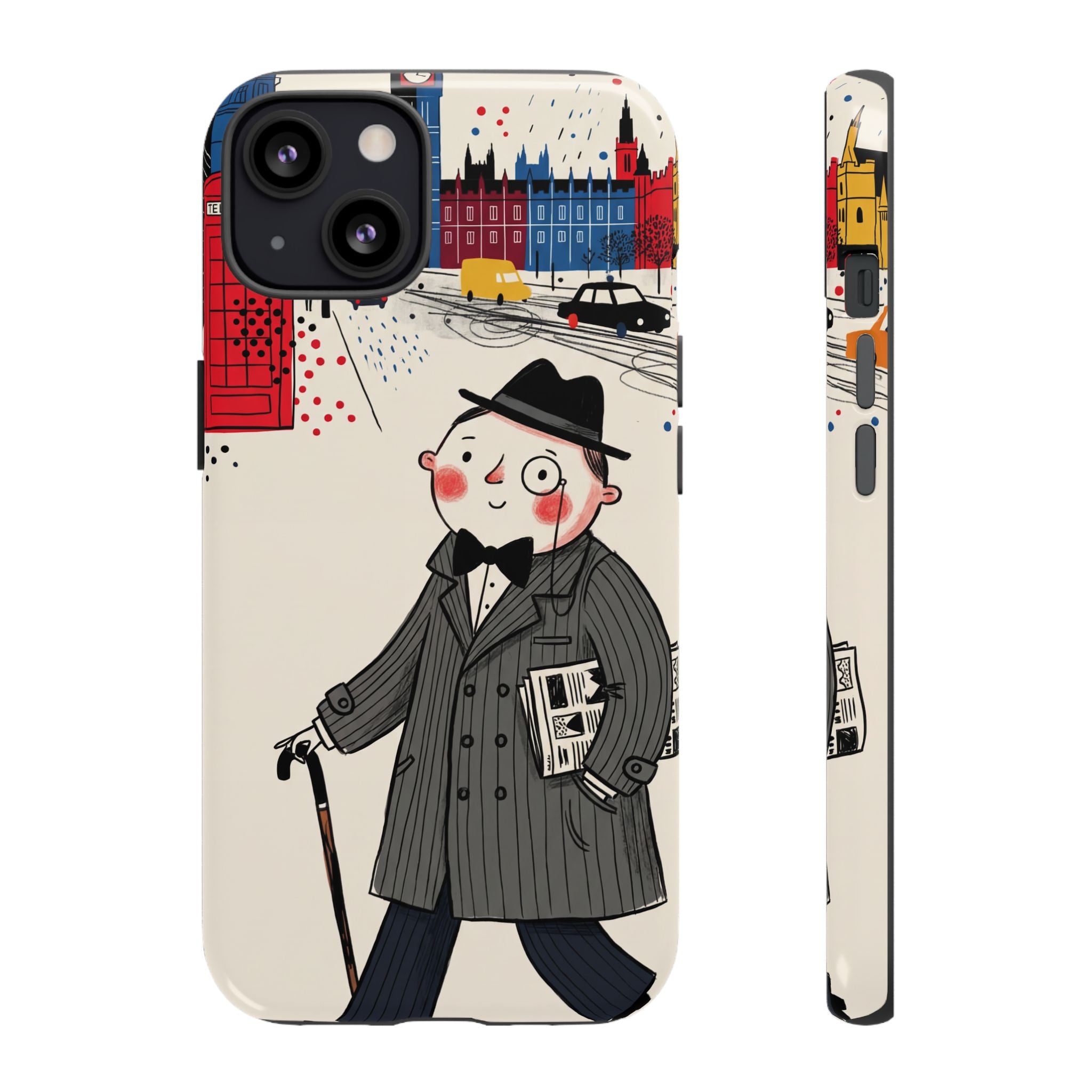 Detective in London iPhone Case