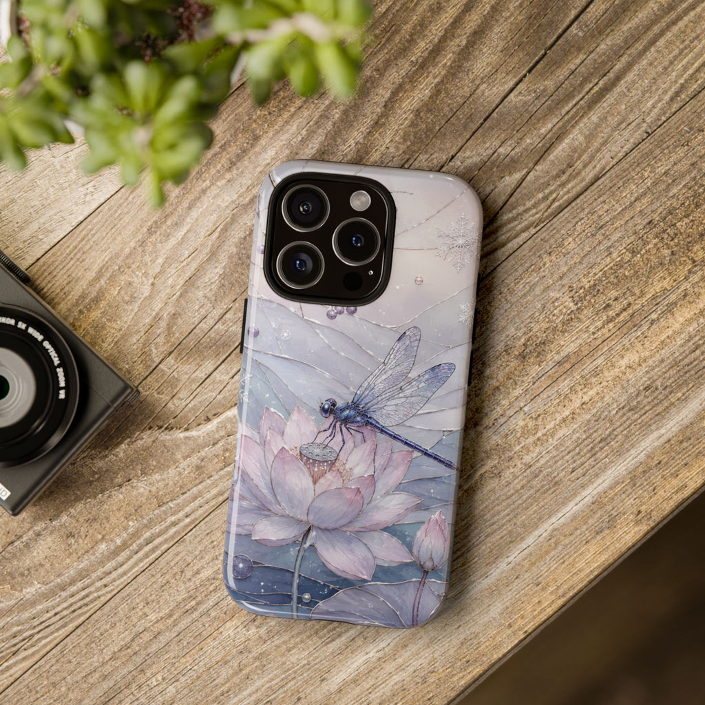 Lotus Dragonfly iPhone Case | Water Lily iPhone Case