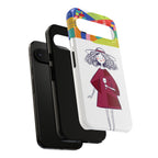 Colourful Artistic Wine Lady Google Pixel Phone Case
