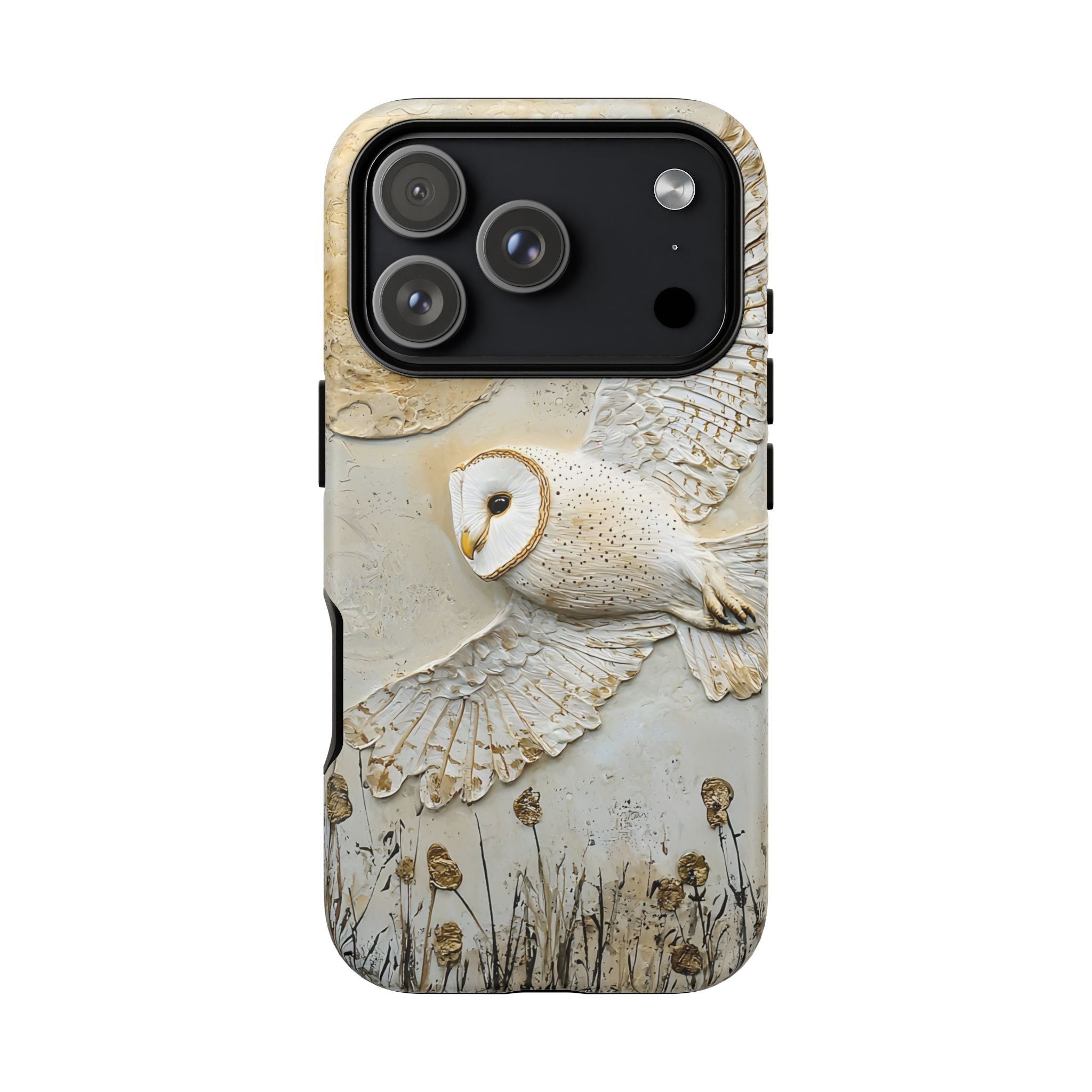 Barn Owl iPhone Case — Elegant Flying Owl Wildlife