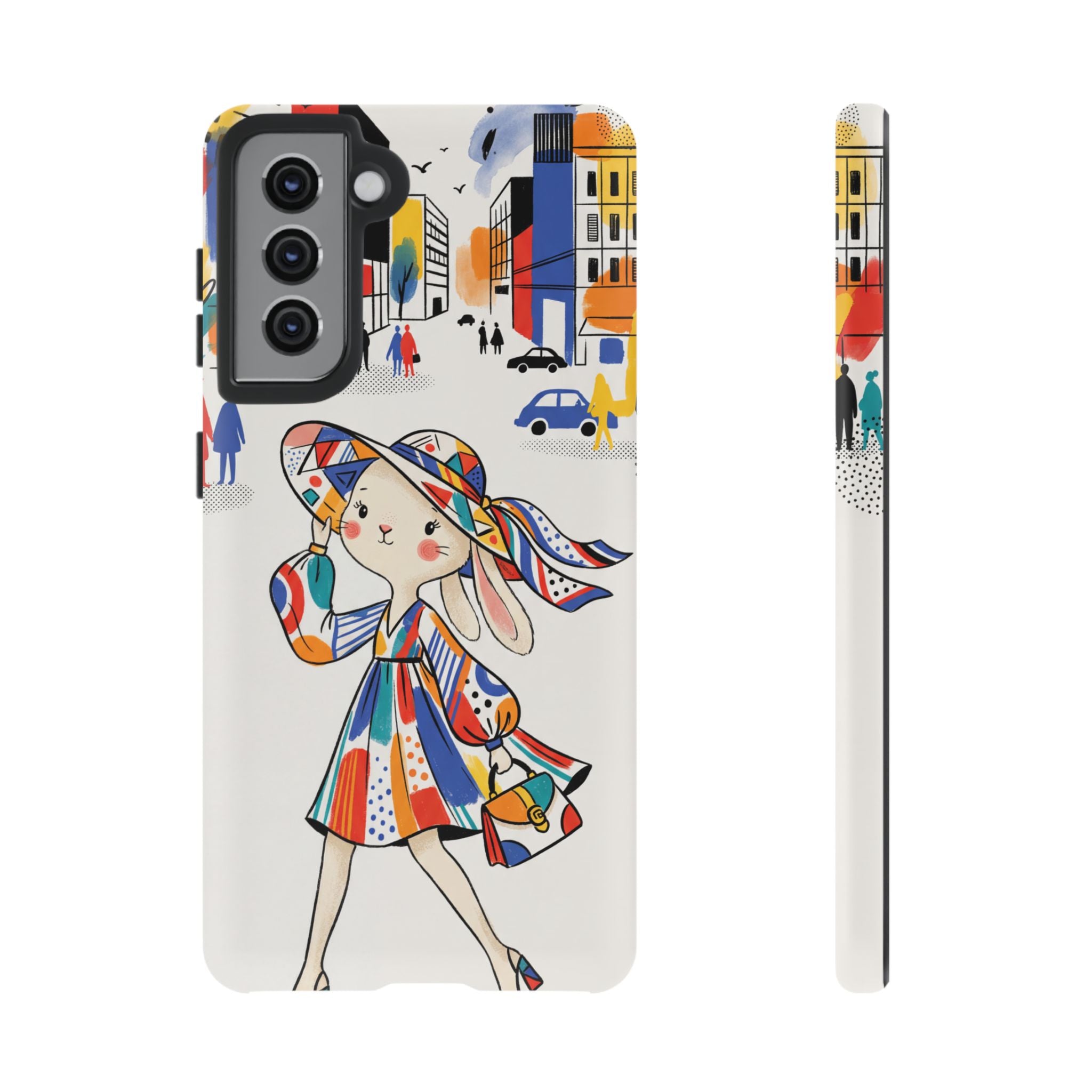 Chic Bunny City Samsung Galaxy Phone Case