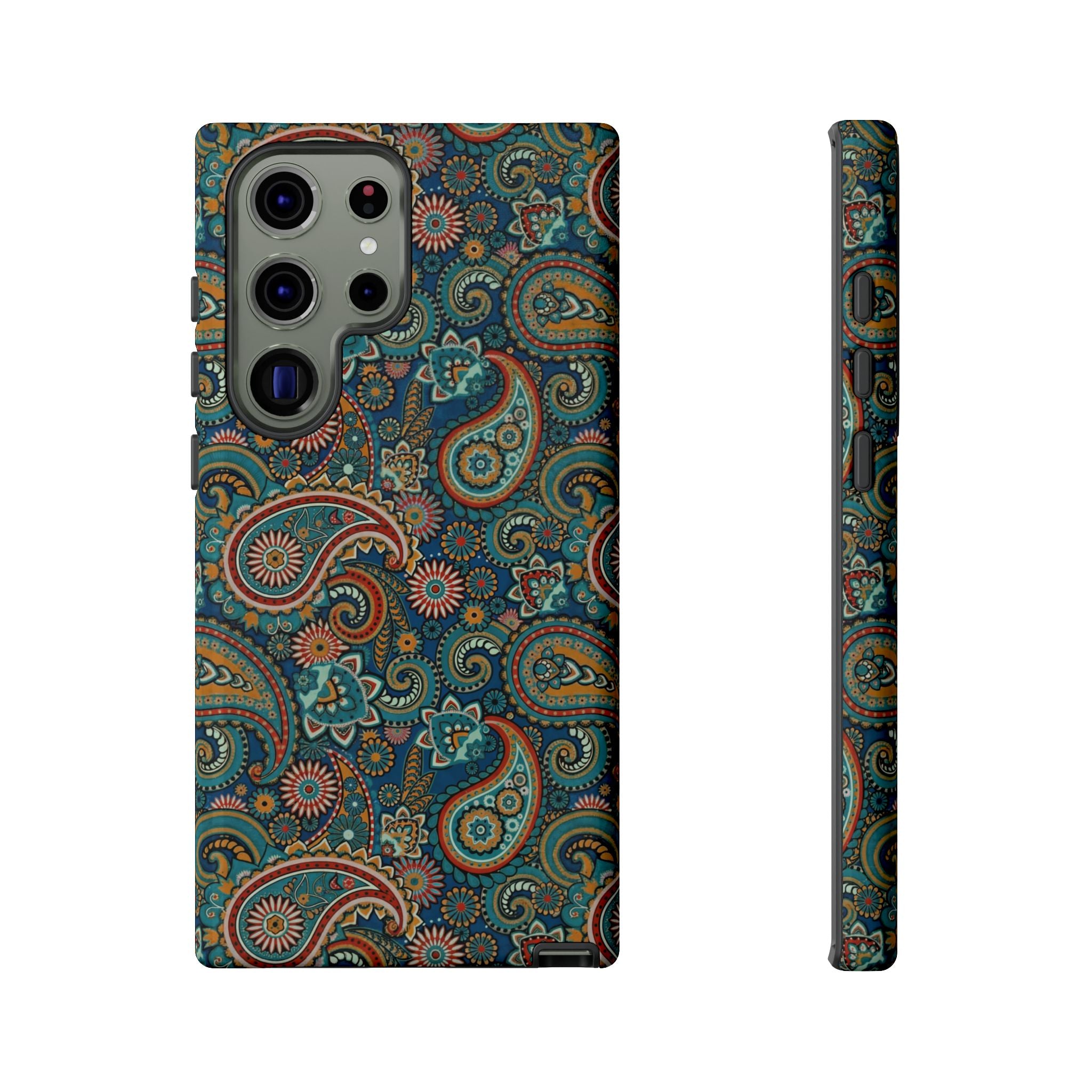Batik Vibrant Paisley Protective Tough Samsung Galaxy Case