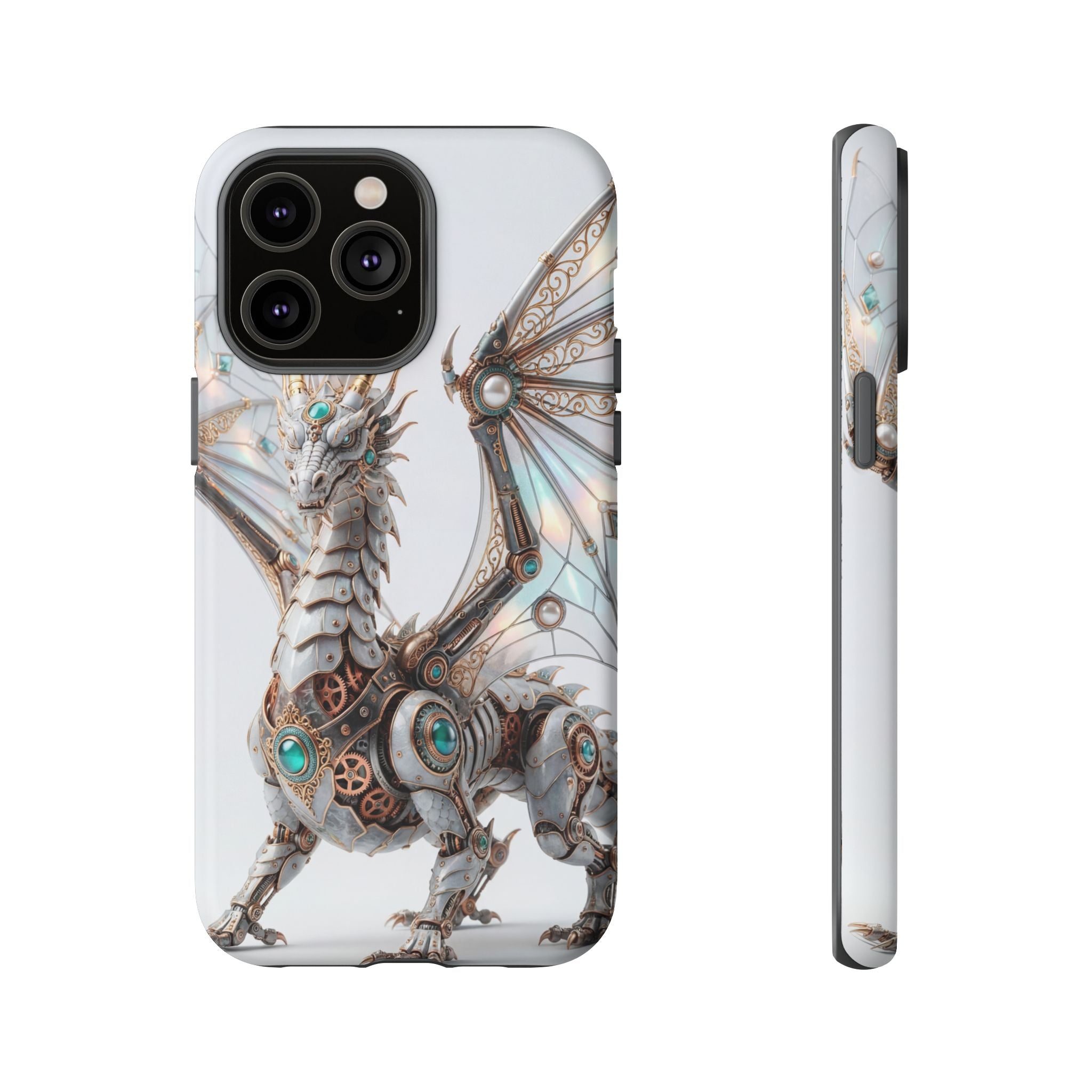 Steampunk Mechanical Dragon iPhone Case — Fantasy Armor Protective Cover