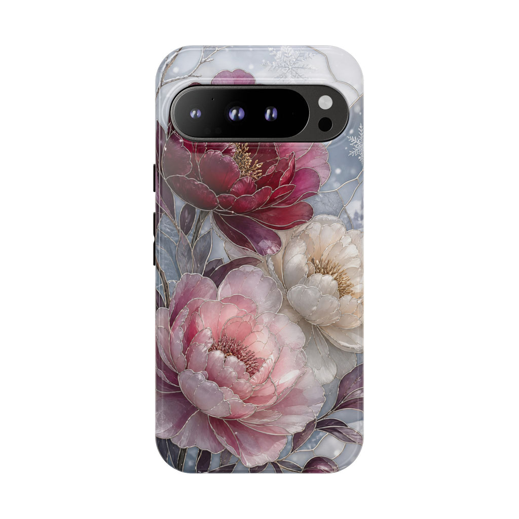 Vintage Google Pixel Floral Phone Case | Peony Flower iPhone Case