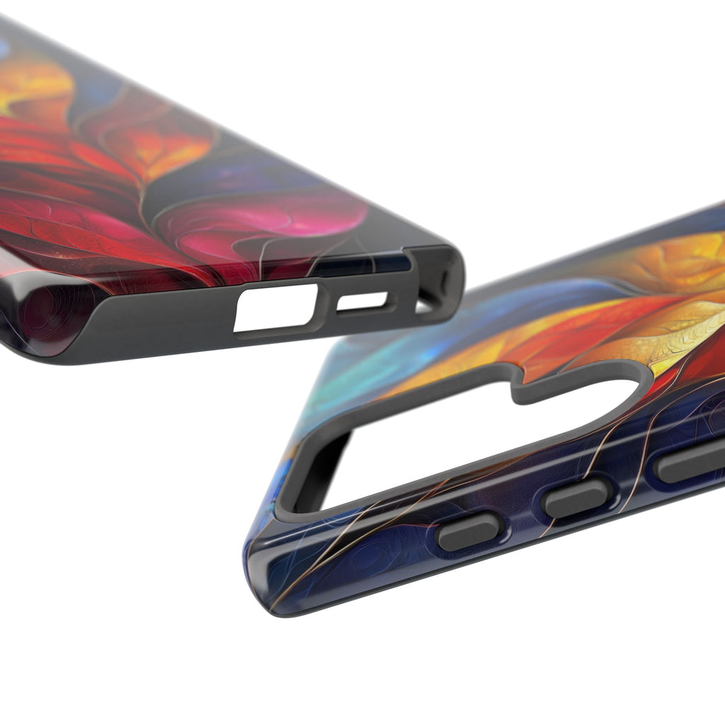 Abstract Colourful Leaf Samsung Galaxy Case