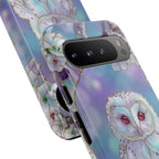 Pastel Floral  Mystical Barn Owl Google Pixel Case