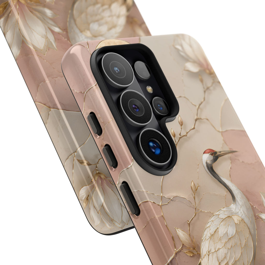 Crane Samsung Galaxy Phone Case | Floral Phone Case