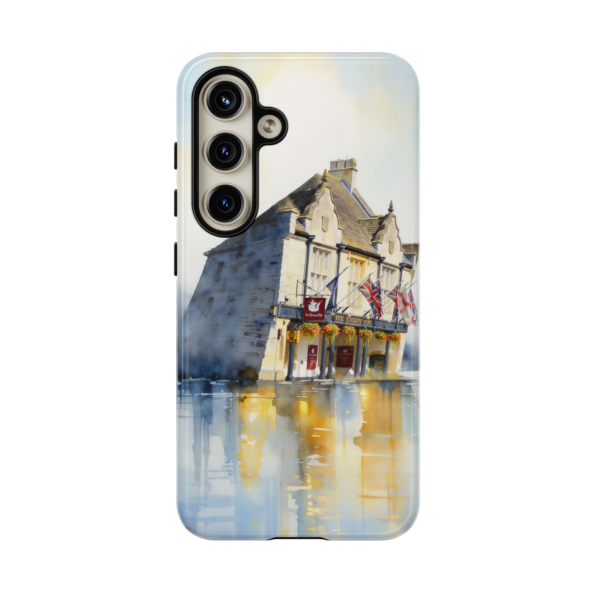 English Village Hotel Aesthetic Samsung Galaxy Phone Case