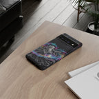 Custodia per Google Pixel Neon Spell Art Wizard Magic