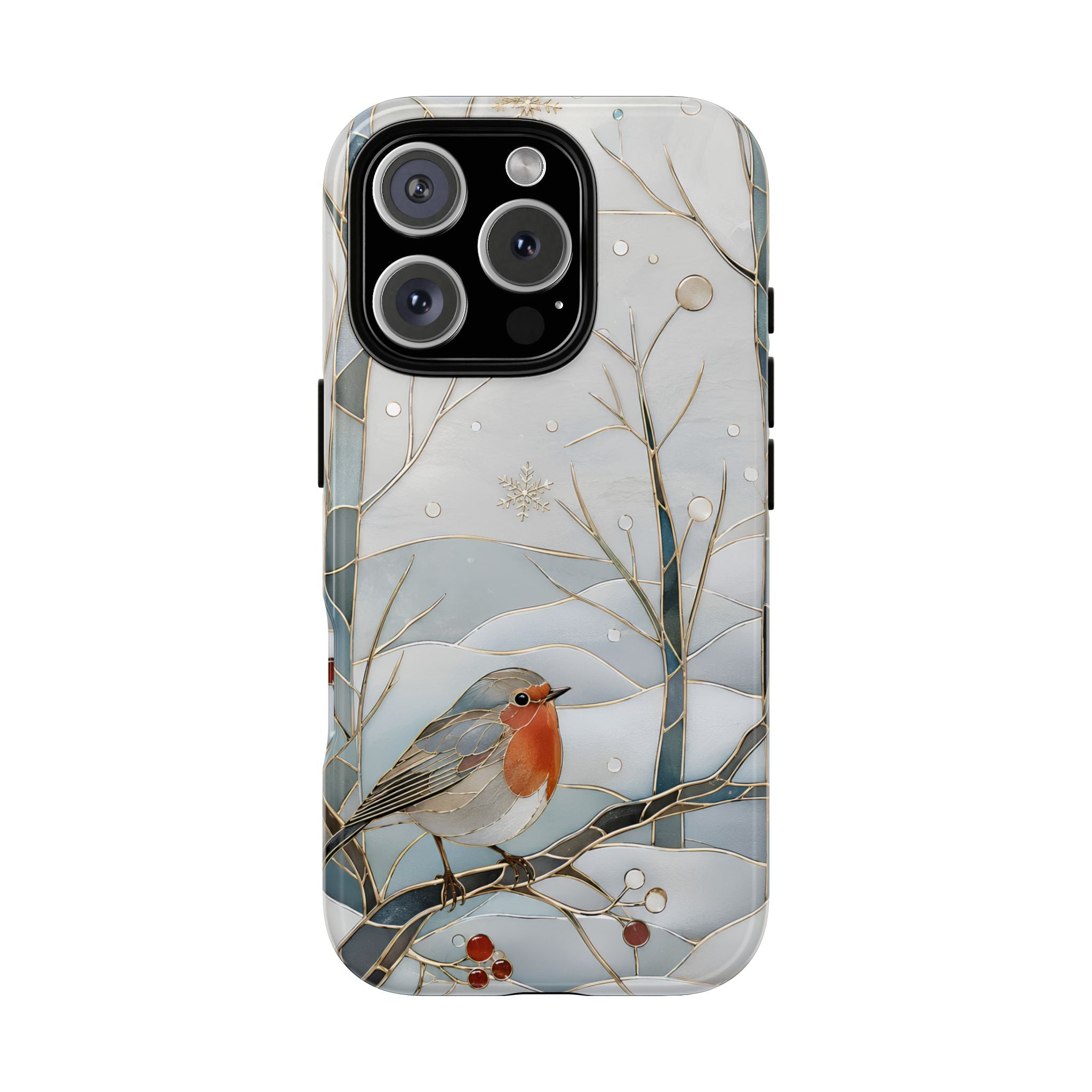 Robin iPhone Case | Winter Bird iPhone Case
