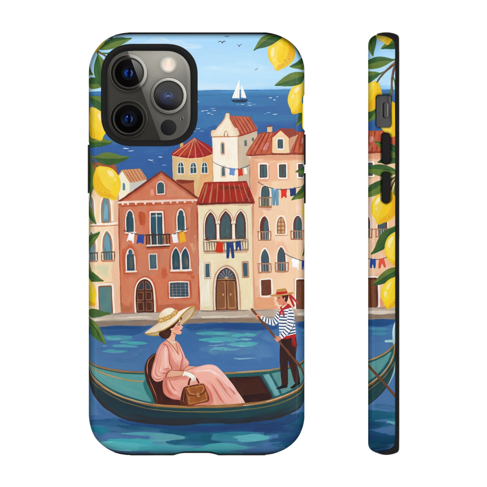 Venetian Gondola iPhone Case | Lemon Coast Waterfront Travel