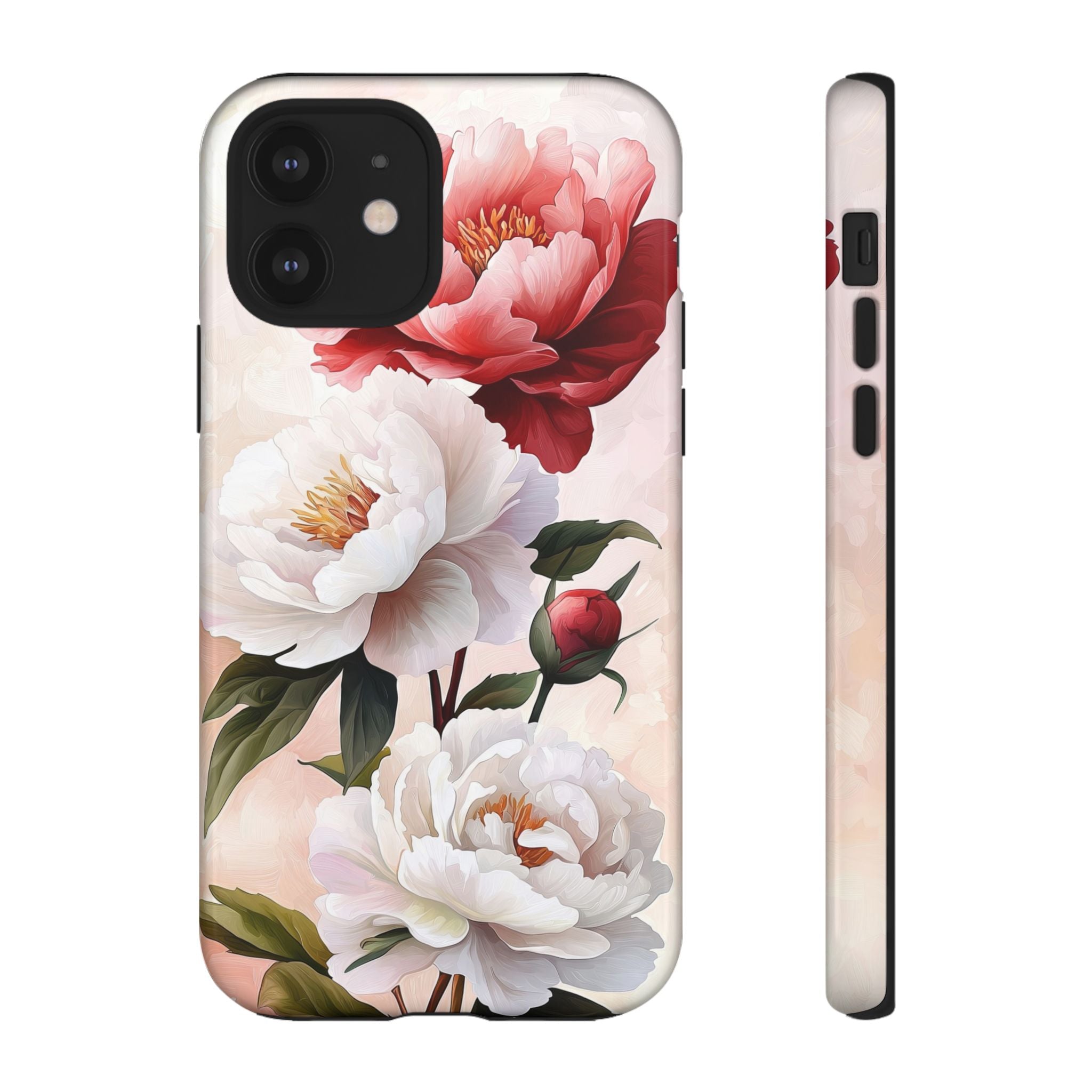Floral Peony Tough iPhone Case