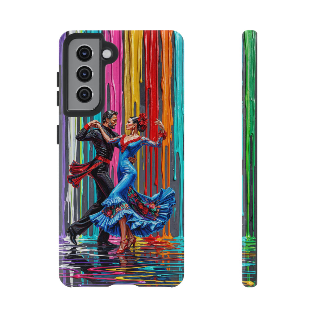 Colorful Tango Samsung Galaxy Phone Case | Vibrant Dancing Couple Art Protection