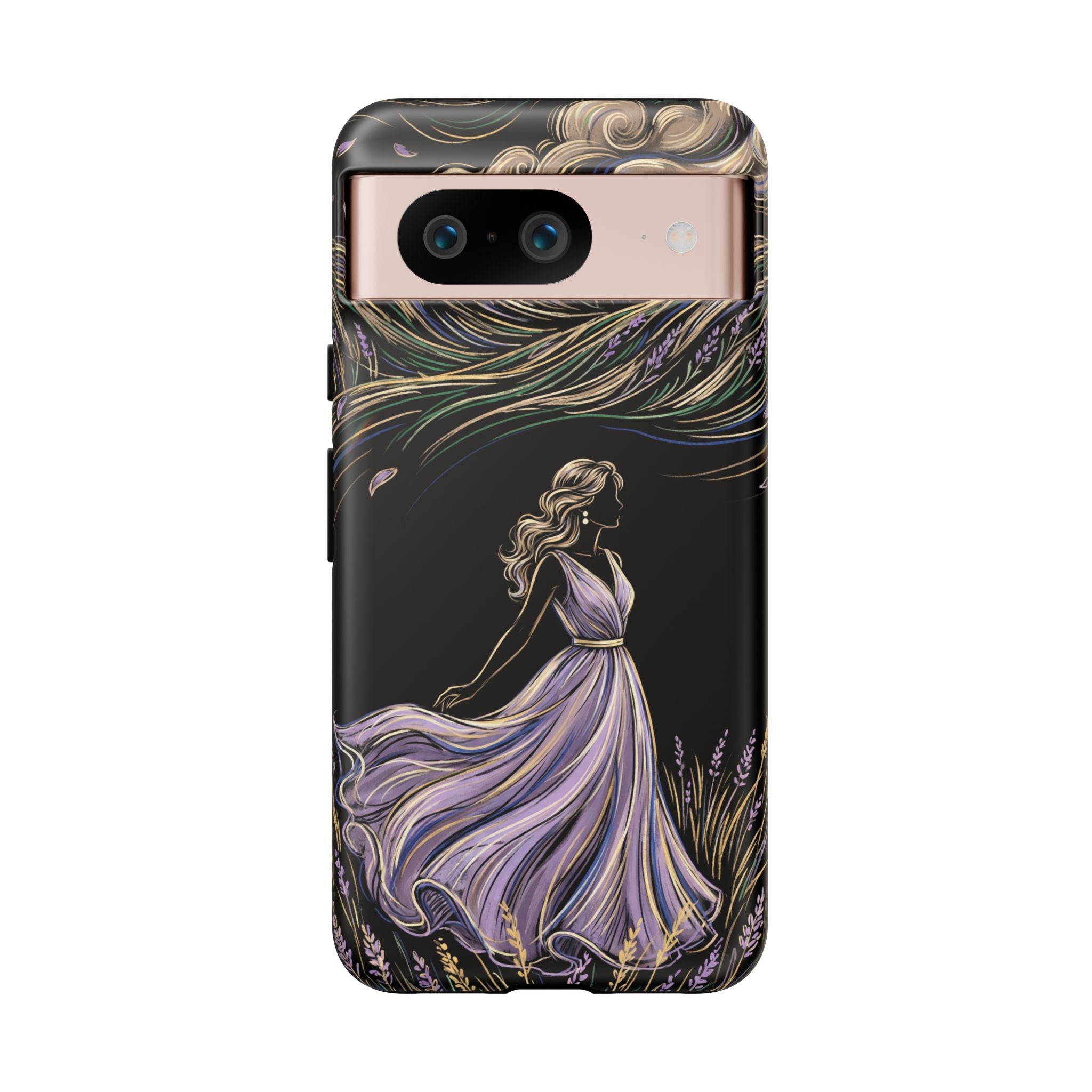 Lavender Breeze Google Pixel Phone Case | Elegant Dancing Woman Floral Protection