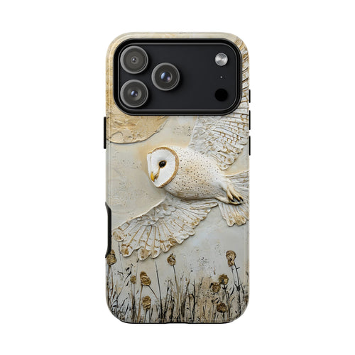 Barn Owl iPhone Case — Elegant Flying Owl Wildlife