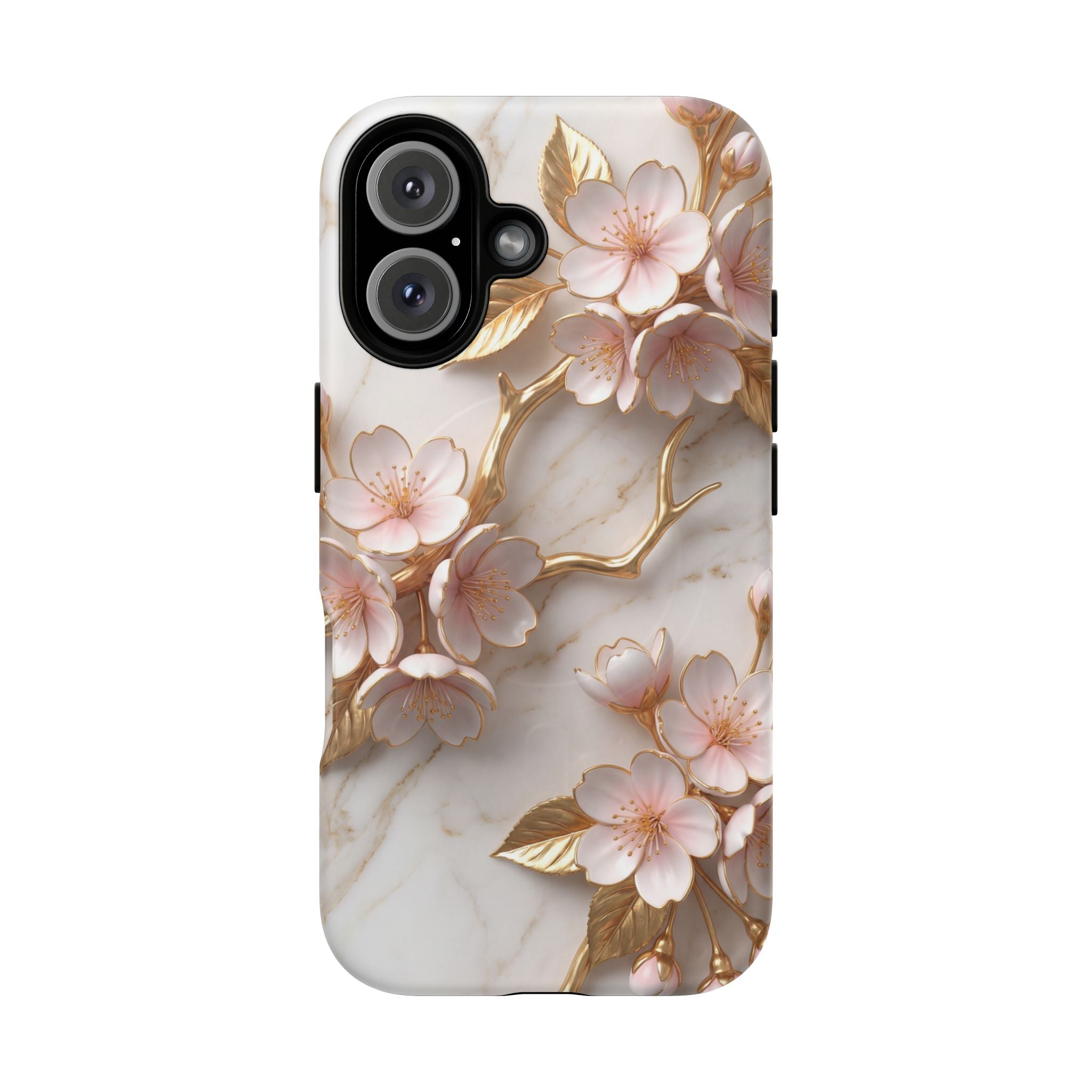 Floral Cherry Blossom MagSafe Phone Case — Tough Protective iPhone Cover