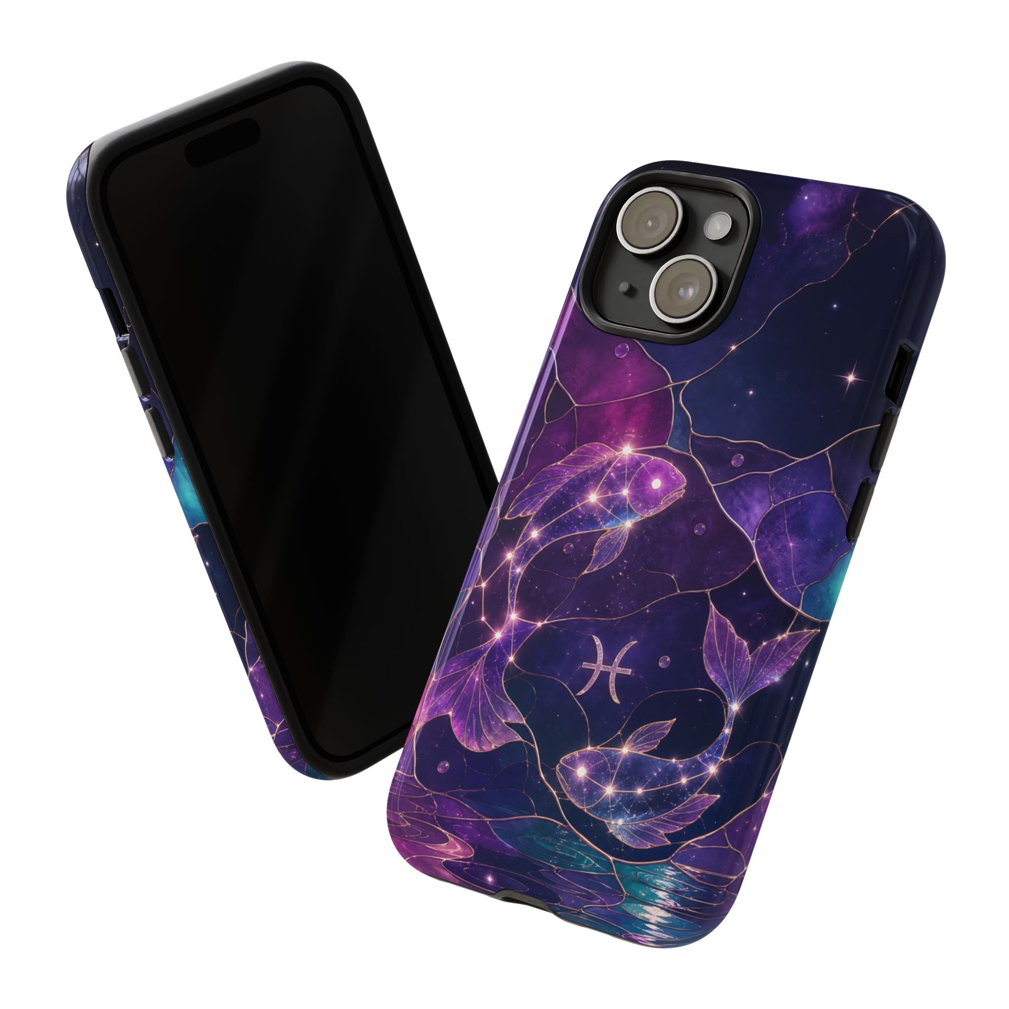 Pisces Zodiac iPhone Case | Celestial Fish iPhone Case