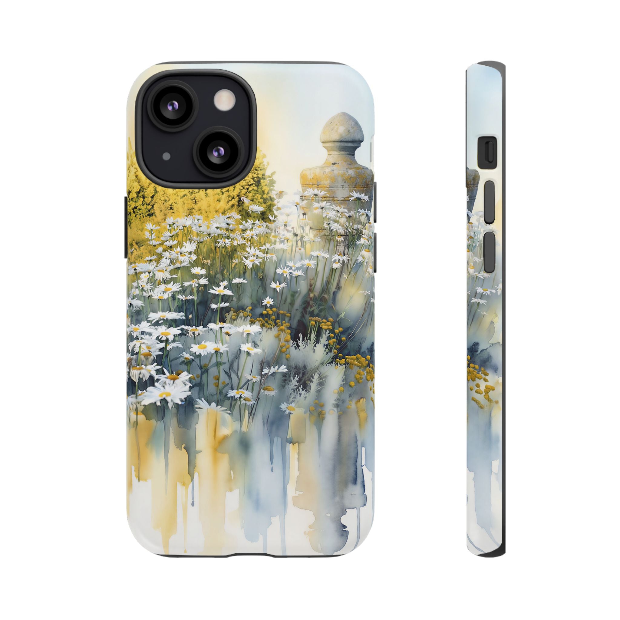 Watercolor Floral Daisy Garden iPhone Case