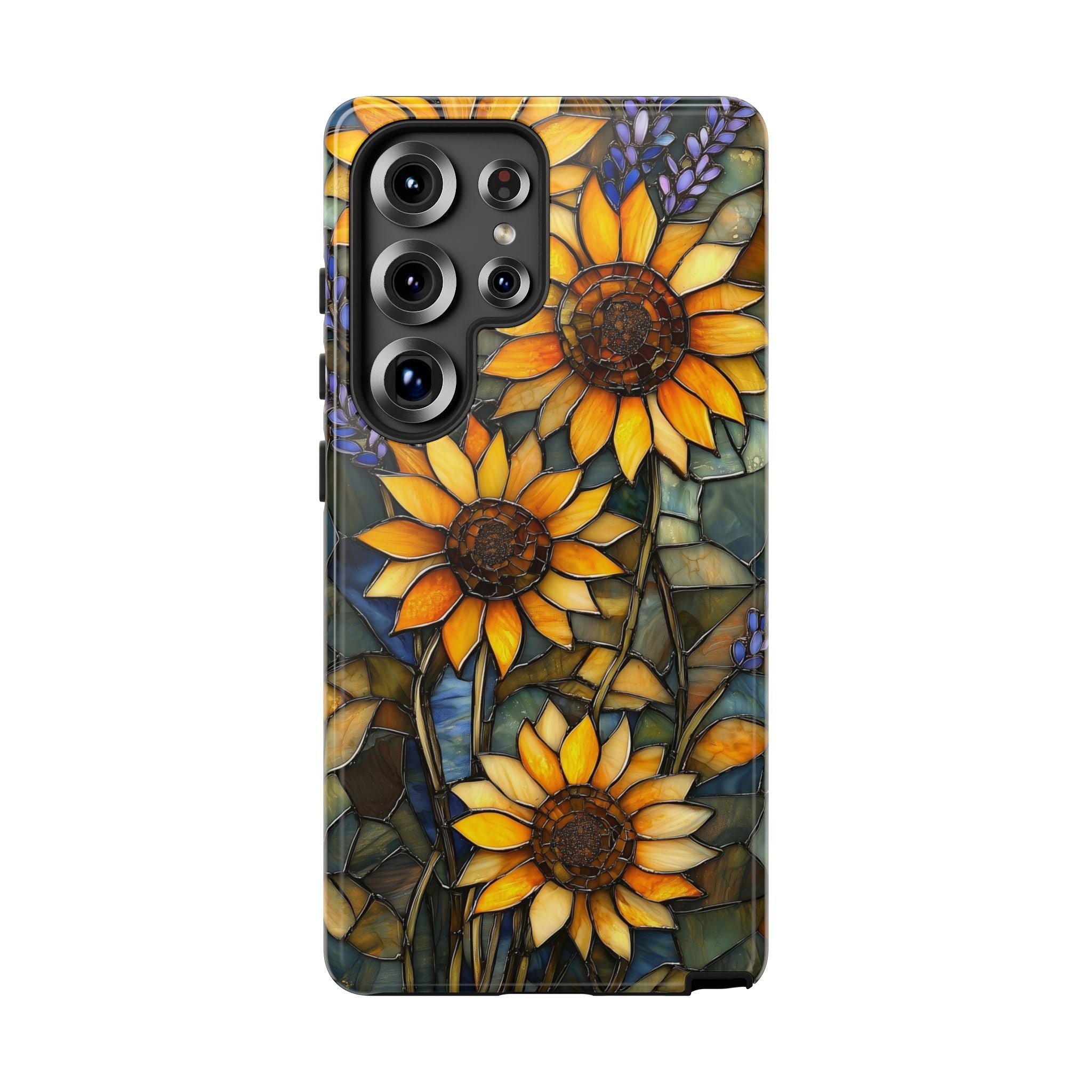 Sunflower Stained Glass Samsung Galaxy Case