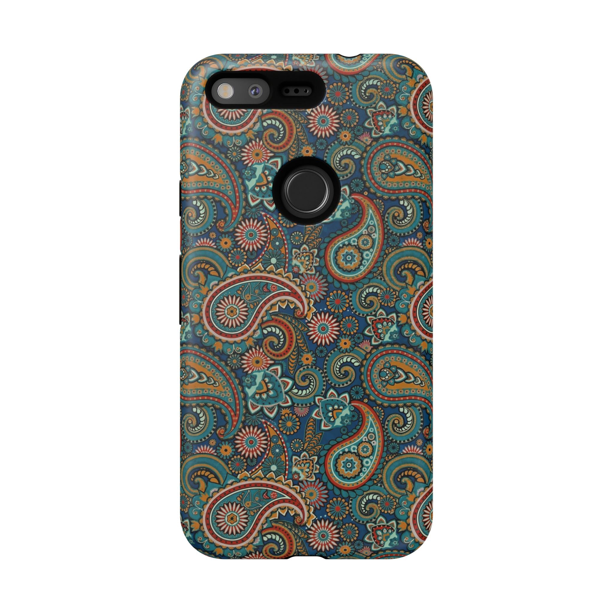 Batik Vibrant Paisley Protective Tough Google Pixel Case