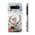 Drummer Boy Samsung Galaxy Phone Case | Colorful Cartoon Drum Kit Protective Cover