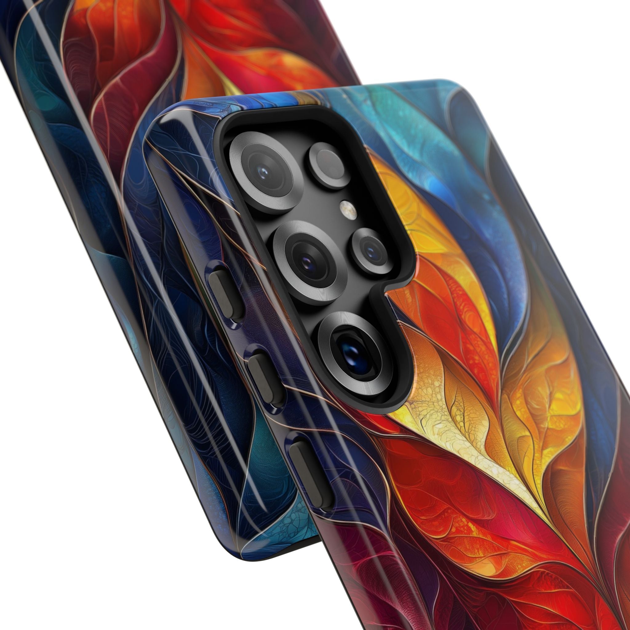 Abstract Colourful Leaf Samsung Galaxy Case