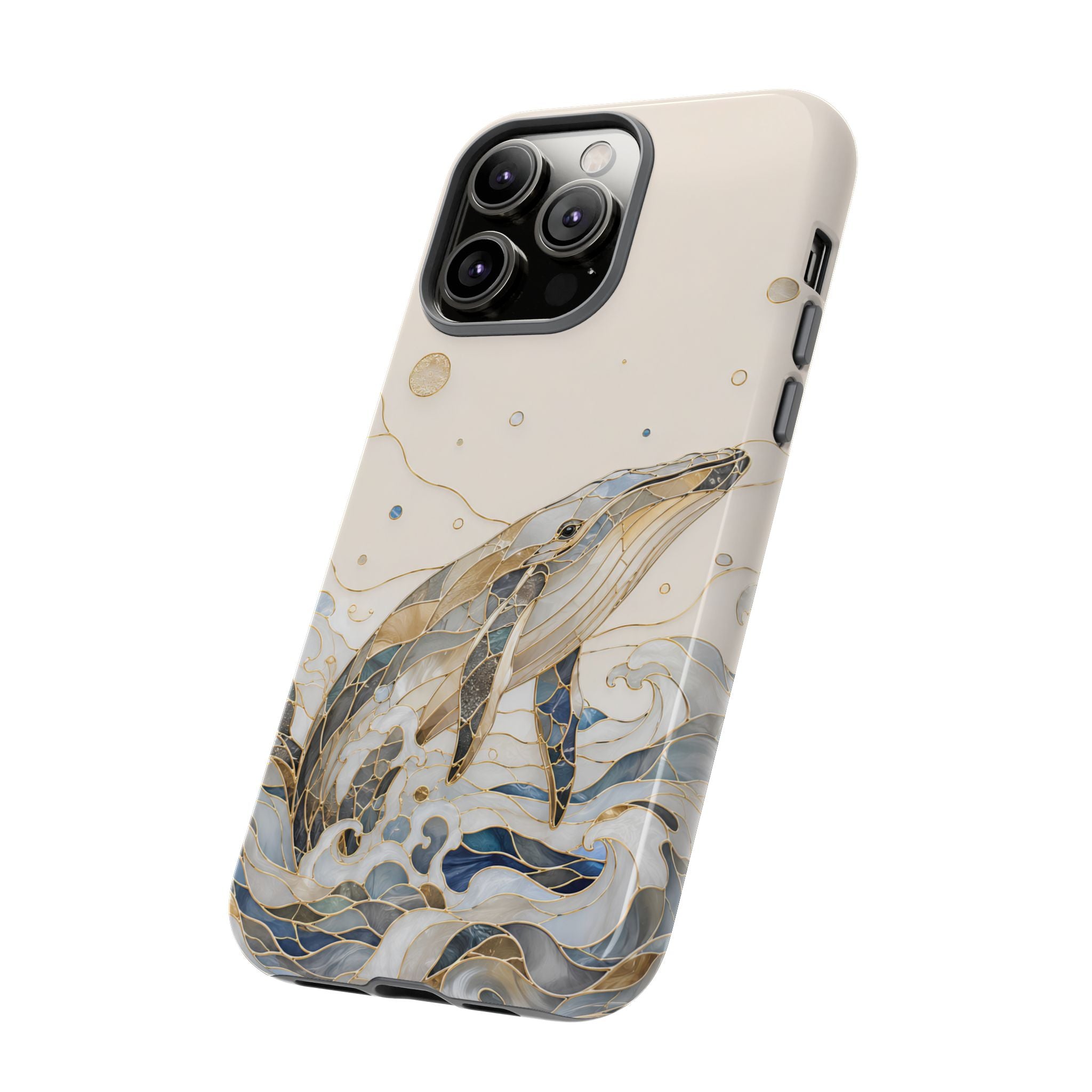 Stained Glass Whale iPhone Case | Ocean iPhone Case