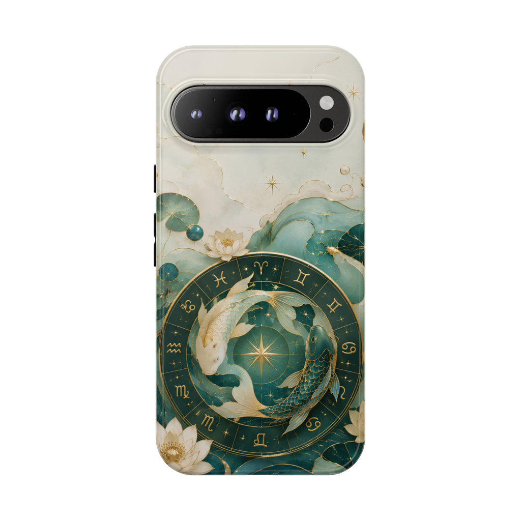 Koi Zodiac Google Pixel Phone Case | Celestial Koi Phone Case