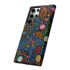 Manta Ray Floral Samsung Galaxy Phone Case | Colorful Underwater Sea Life Protective Cover