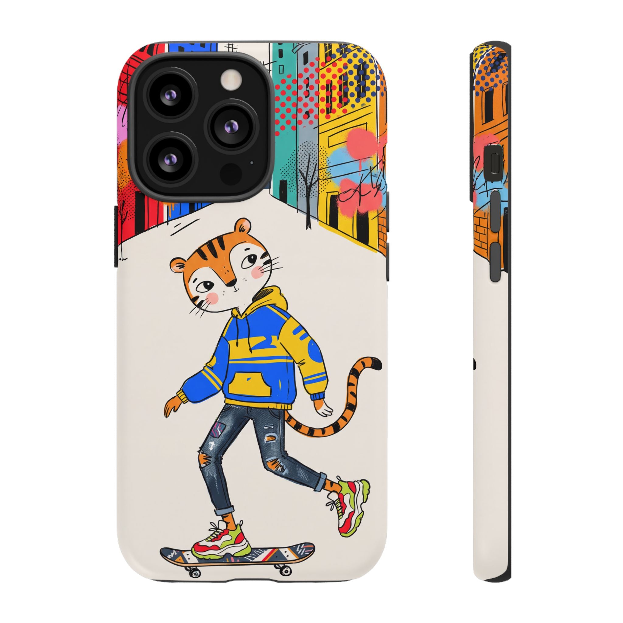 Skater Tiger iPhone Case