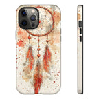 Dreamcatcher Tough iPhone Case | Watercolour Feather