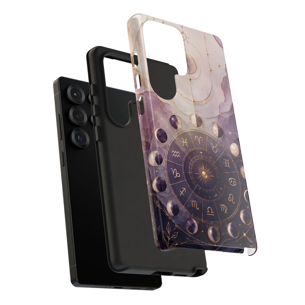 Celestial Zodiac Samsung Galaxy Phone Case | Moon Phase Astrology Phone Case