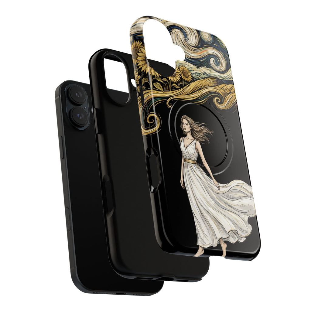 Grecian Muse MagSafe iPhone Case | Artistic Goddess Protective Case