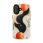 Astrology Galaxy iPhone Case | Red Moon Celestial