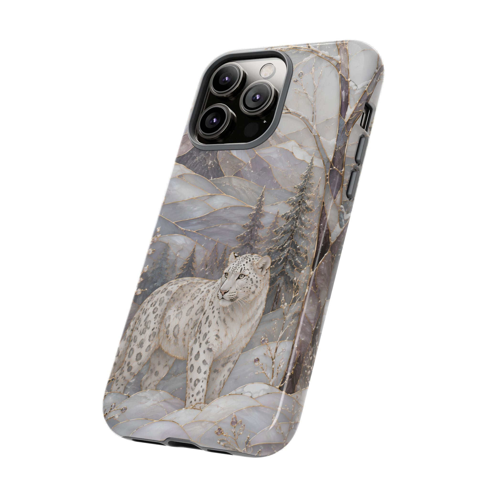 Snow Leopard iPhone Case | Winter Wildlife iPhone Case