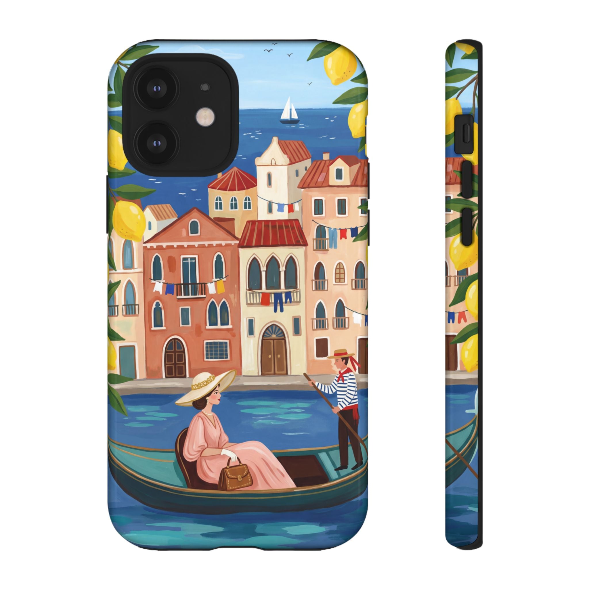 Venetian Gondola iPhone Case | Lemon Coast Waterfront Travel