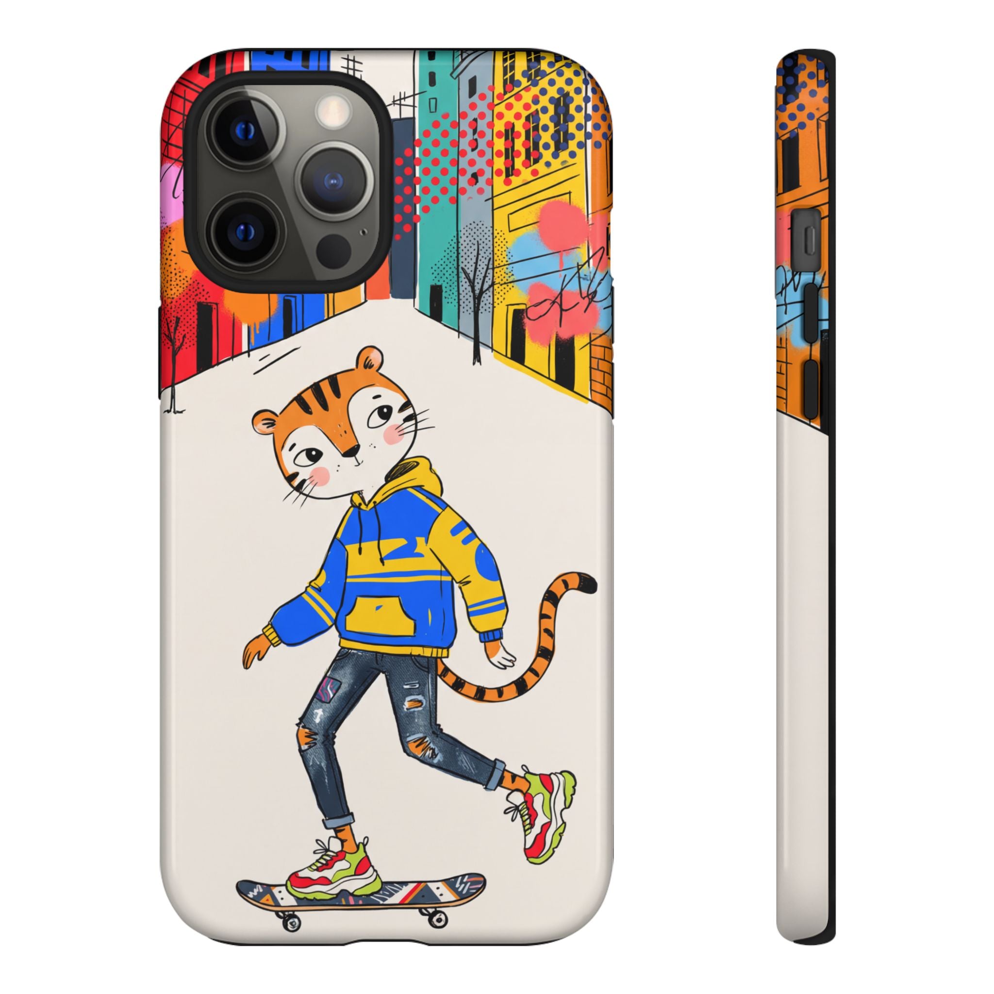 Skater Tiger iPhone Case