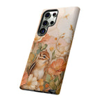 Chipmunk Samsung Galaxy Phone Case | Stained Glass Woodland Animal Case