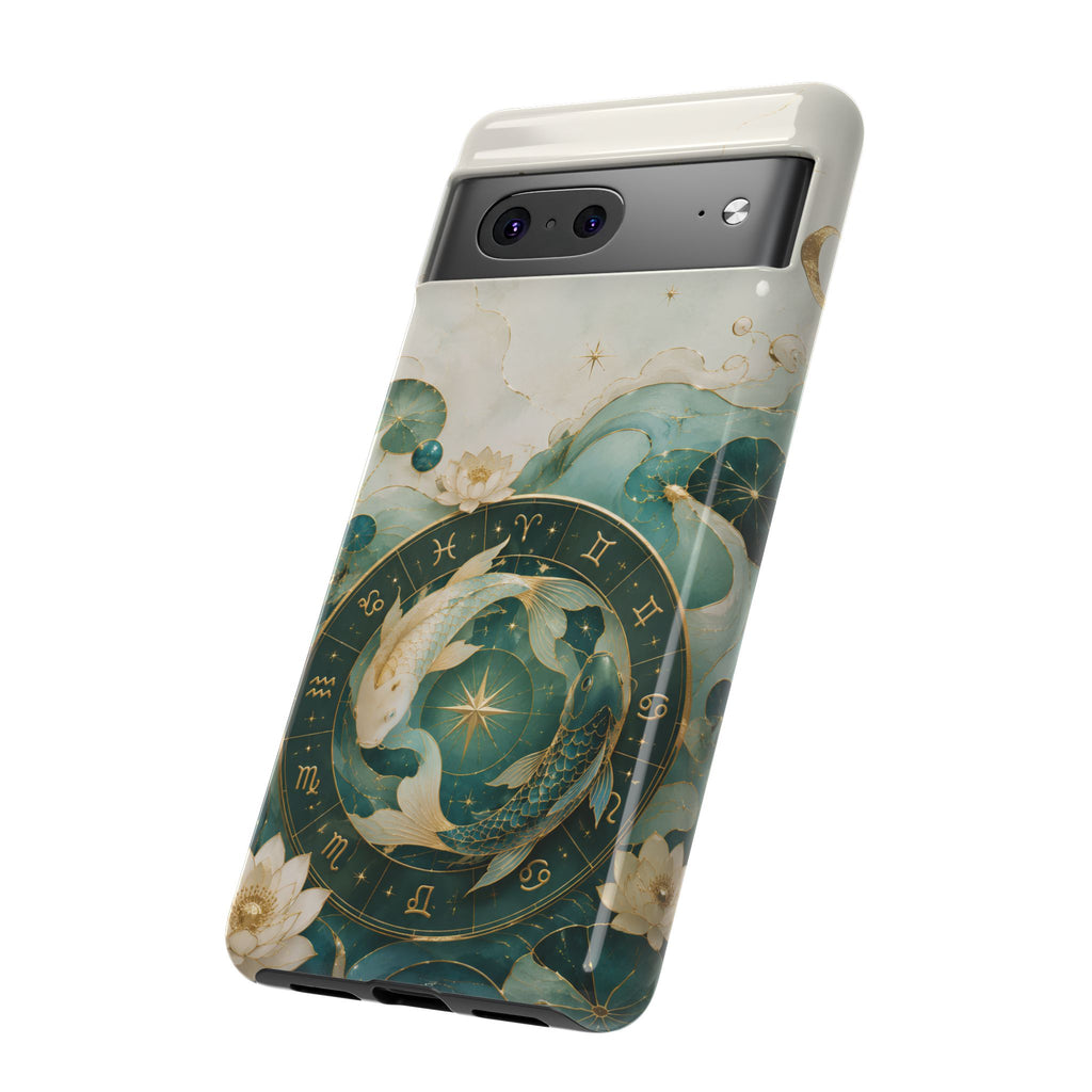 Koi Zodiac Google Pixel Phone Case | Celestial Koi Phone Case
