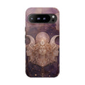 Triple Moon Goddess Google Pixel Phone Case | Witchy Celestial Phone Case