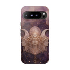 Triple Moon Goddess Google Pixel Phone Case | Witchy Celestial Phone Case