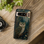 Owl Google Pixel Phone Case | Moonlit Forest Phone Case