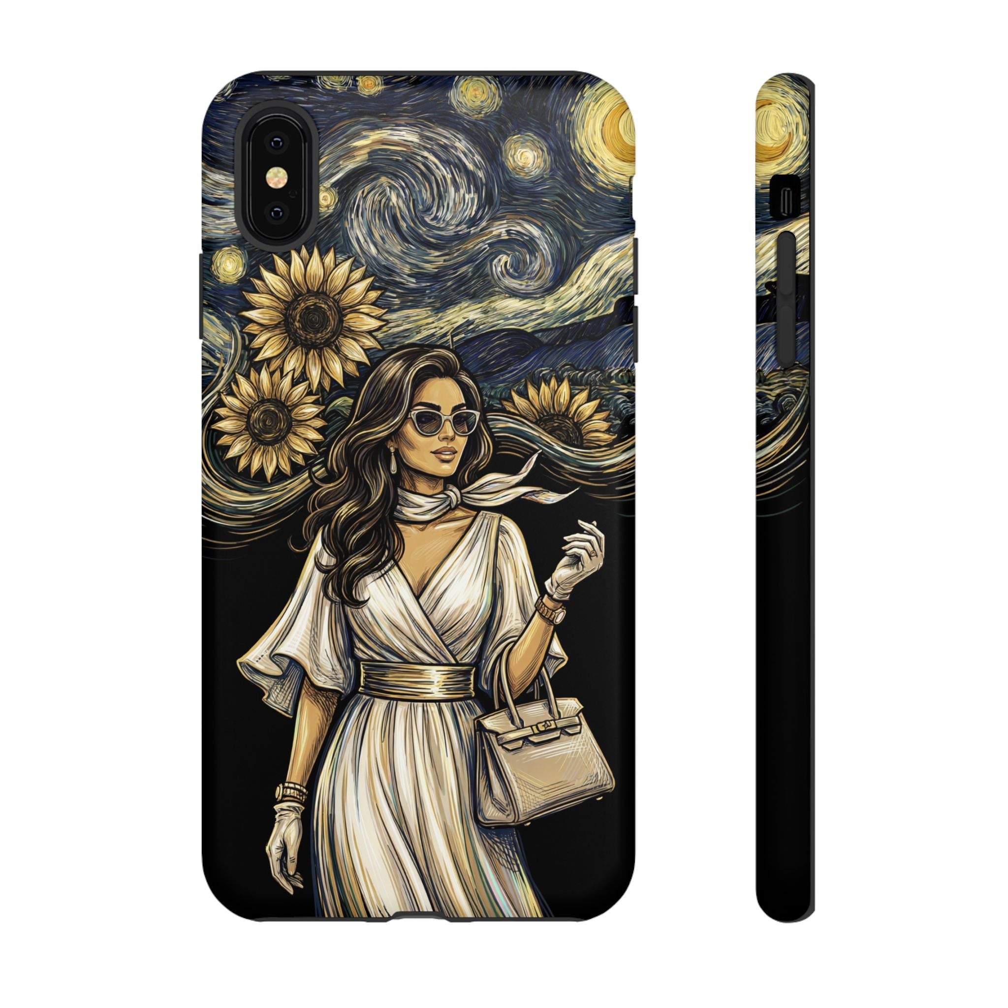 Van Gogh Night Sunflowers iPhone Case | Chic Woman Art