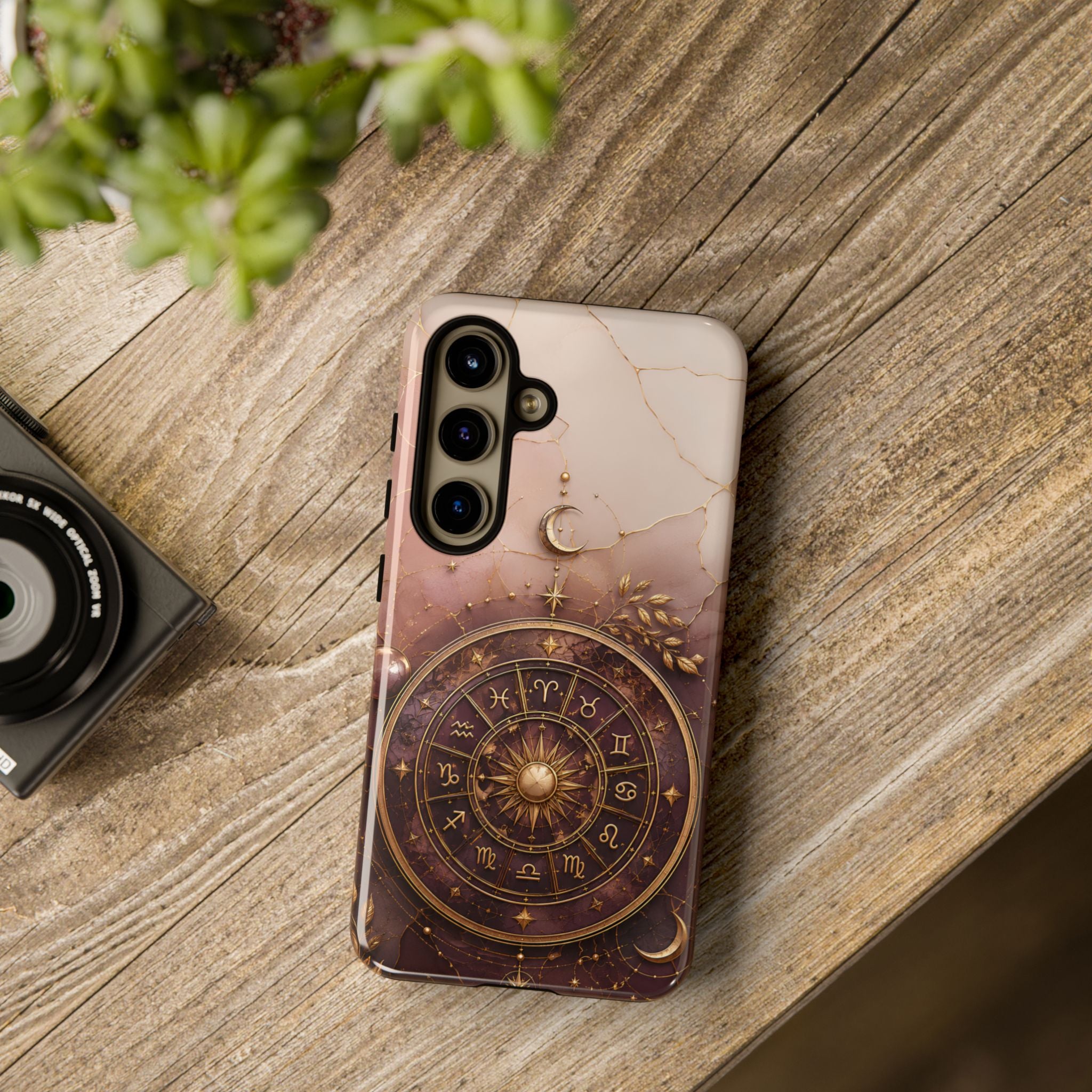 Zodiac Wheel Samsung Galaxy Phone Case | Celestial Astrology Phone Case