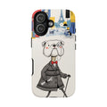 Vintage Dapper Gentleman Bulldog iPhone Case