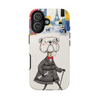 Vintage Dapper Gentleman Bulldog iPhone Case