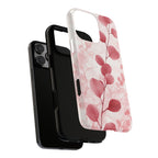 Cover per iPhone Rosa Botanico Floreale Eucalipto